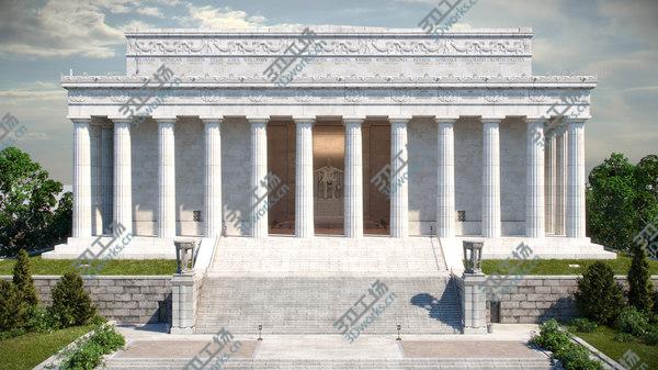 images/goods_img/20210312/Lincoln Memorial Scene 3D model/5.jpg
